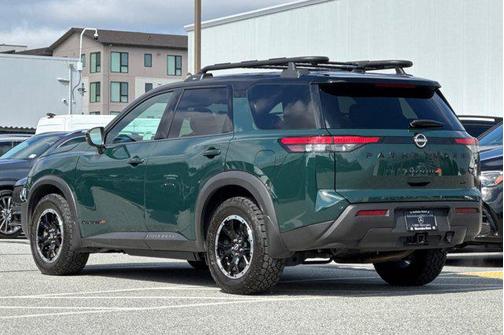 Obsidian Green Pearl/Super Black 2023 Nissan Pathfinder Rock Creek 4WD