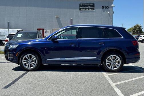 Blue 2019 Audi Q7 55 Premium Plus