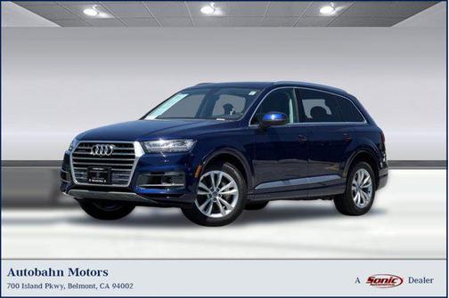 Blue 2019 Audi Q7 55 Premium Plus