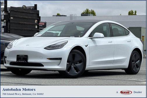 Pearl White Multi-Coat 2020 Tesla Model 3 Standard Range