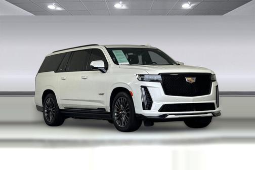 Crystal White Tricoat 2023 Cadillac Escalade ESV V-Series