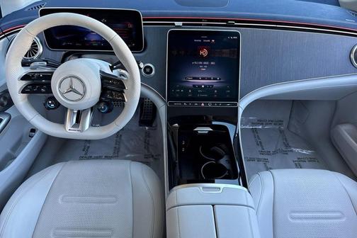 MANUFAKTUR Moonlight White Metallic 2023 Mercedes-Benz AMG EQE 4MATIC+