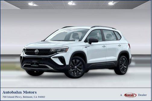 Pure White 2024 Volkswagen Taos 1.5T S