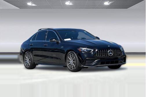 Black 2025 Mercedes-Benz AMG C 43 4MATIC