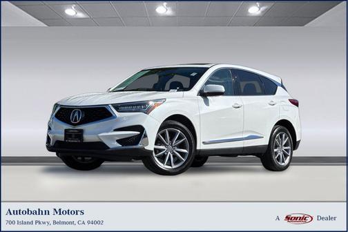 Yellow 2020 Acura RDX Technology Package