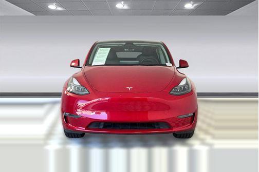 Red Multi-Coat 2023 Tesla Model Y Long Range Dual Motor All-Wheel Drive