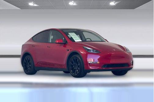 Red Multi-Coat 2023 Tesla Model Y Long Range Dual Motor All-Wheel Drive