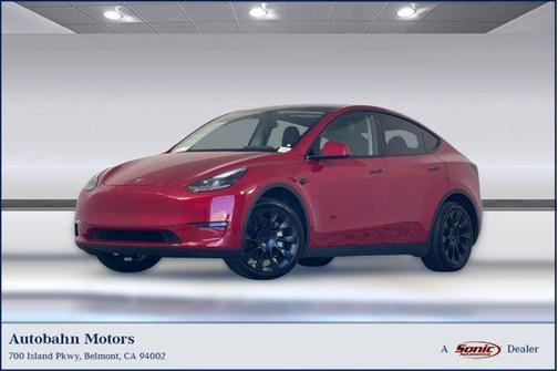 Red Multi-Coat 2023 Tesla Model Y Long Range Dual Motor All-Wheel Drive