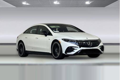 MANUFAKTUR Moonlight White Metallic 2025 Mercedes-Benz AMG EQS 4MATIC