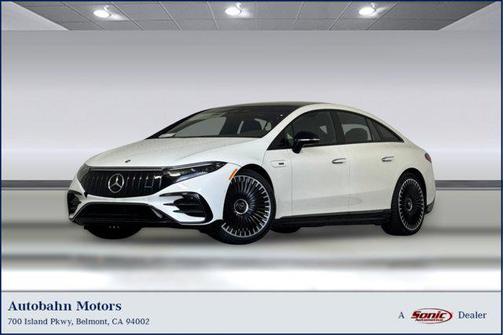 MANUFAKTUR Moonlight White Metallic 2025 Mercedes-Benz AMG EQS 4MATIC