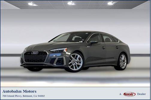 White 2024 Audi A5 Sportback 45 S Line Premium Plus