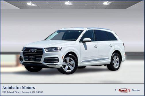 White 2019 Audi Q7 45 Premium