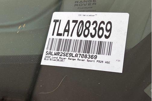2020 Land Rover Range Rover Sport HSE Dynamic