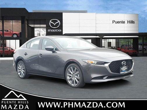 Machine Gray Metallic 2026 Mazda Mazda3 FWD w/Preferred Package
