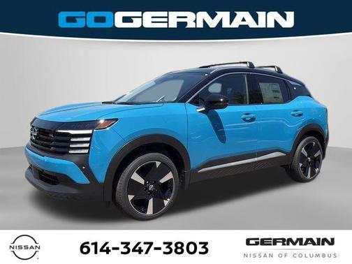 Arctic Ice Blue/Black 2026 Nissan Kicks SR