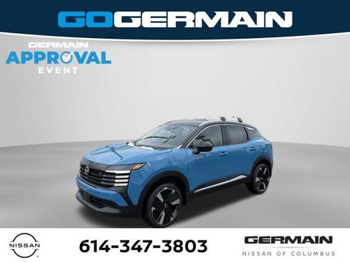 Arctic Ice Blue/Black 2026 Nissan Kicks SR