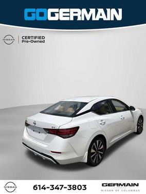 Aspen White Tricoat 2024 Nissan Sentra SV