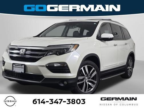 White Diamond Pearl 2017 Honda Pilot Touring