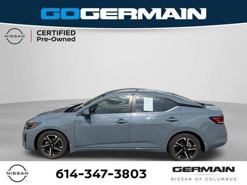 Atlantic Gray Metallic 2024 Nissan Sentra SV