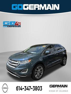 Too Good To Be Blue Metallic 2016 Ford Edge Titanium