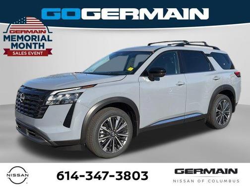 Boulder Gray Pearl 2026 Nissan Pathfinder Platinum