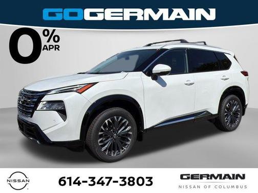 Everest White Pearl Tricoat 2026 Nissan Rogue Platinum