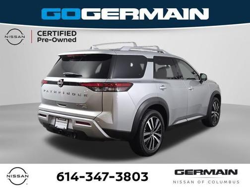 Brilliant Silver Metallic 2023 Nissan Pathfinder Platinum