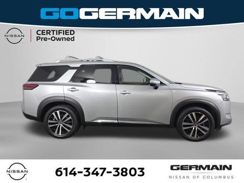 Brilliant Silver Metallic 2023 Nissan Pathfinder Platinum