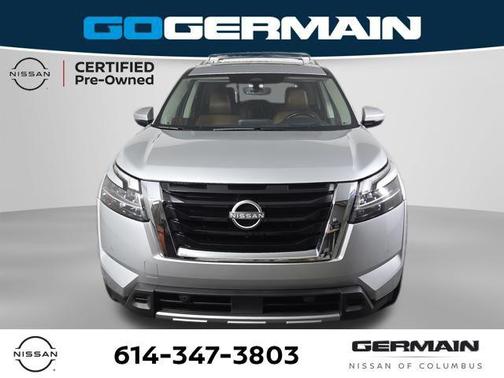 Brilliant Silver Metallic 2023 Nissan Pathfinder Platinum
