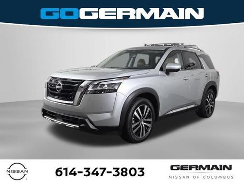 Brilliant Silver Metallic 2023 Nissan Pathfinder Platinum