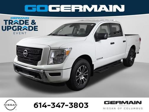 Glacier White 2024 Nissan Titan SV