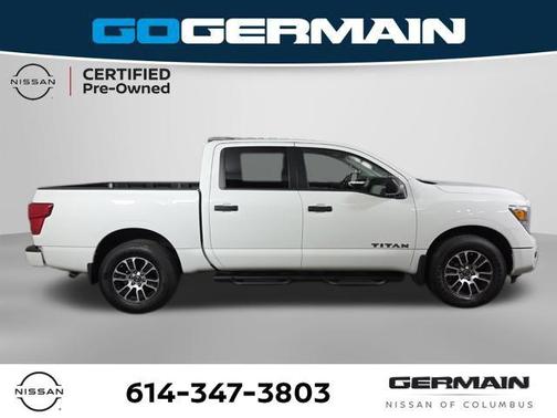 Glacier White 2024 Nissan Titan SV