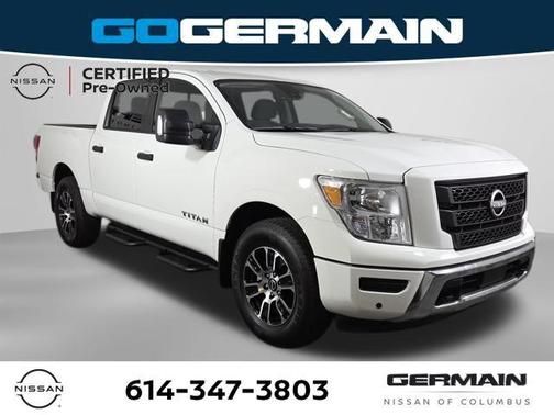 Glacier White 2024 Nissan Titan SV
