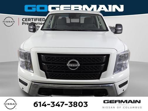 Glacier White 2024 Nissan Titan SV