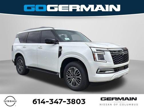 Aspen White Tricoat 2026 Nissan Armada Platinum