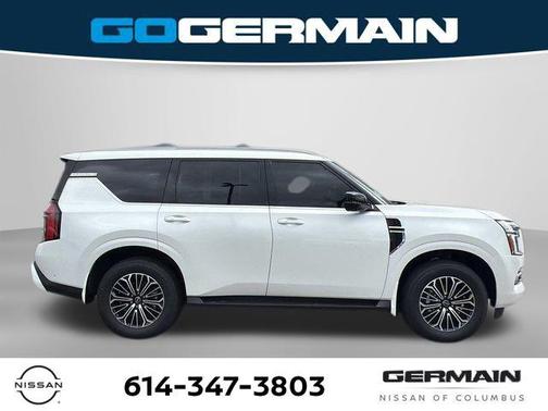 Aspen White Tricoat 2026 Nissan Armada Platinum