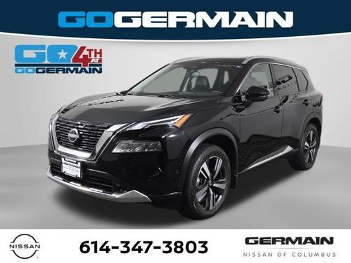 Super Black 2023 Nissan Rogue Platinum