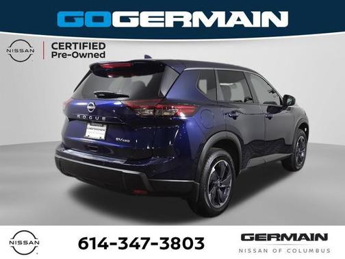 Deep Ocean Blue Pearl 2024 Nissan Rogue SV
