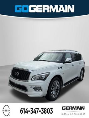 Majestic White 2017 INFINITI QX80 Base