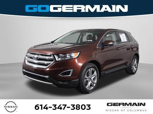 Bronze Fire Metallic Tinted Clearcoat 2015 Ford Edge Titanium