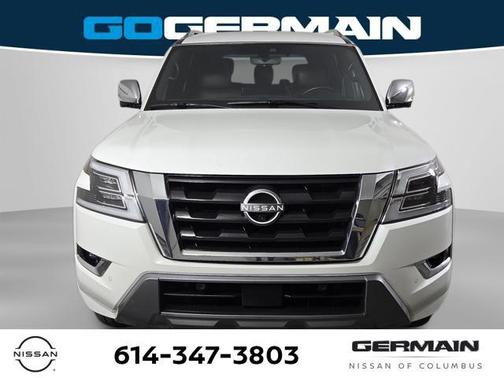 Aspen White Tricoat 2021 Nissan Armada Platinum