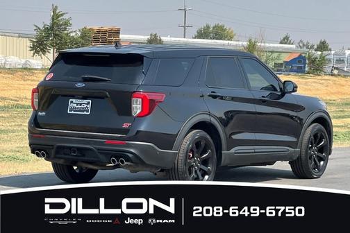 Black Metallic 2022 Ford Explorer ST