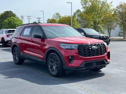 Red Metallic 2026 Ford Explorer ST-Line