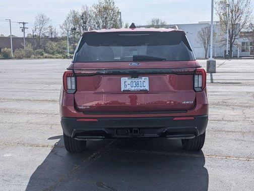 Red Metallic 2025 Ford Explorer ST-Line