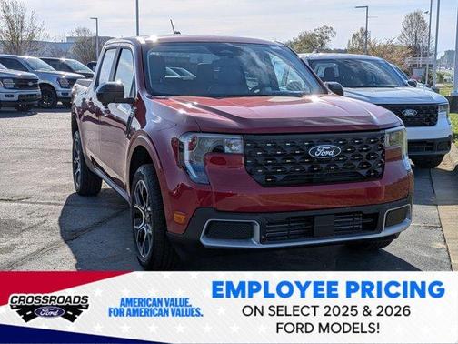 Ruby Red Metallic 2026 Ford Maverick Lariat