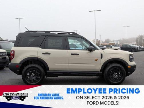 Beige 2025 Ford Bronco Sport Badlands