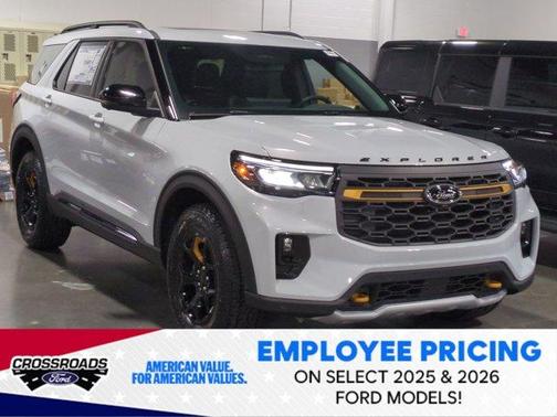 White Metallic 2026 Ford Explorer Tremor