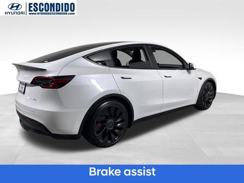 Pearl White Multi-Coat 2022 Tesla Model Y Performance Dual Motor All-Wheel Drive