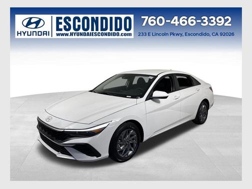 Serenity White 2026 Hyundai ELANTRA HEV Blue