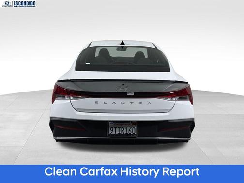 Serenity White 2025 Hyundai ELANTRA Sport